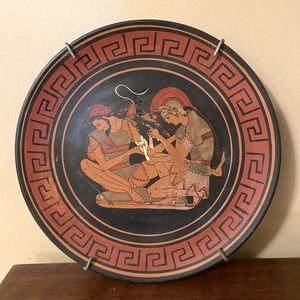 Greek decorative plate